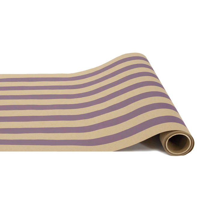 Hester & Cook Kraft Purple Classic Stripe Runner