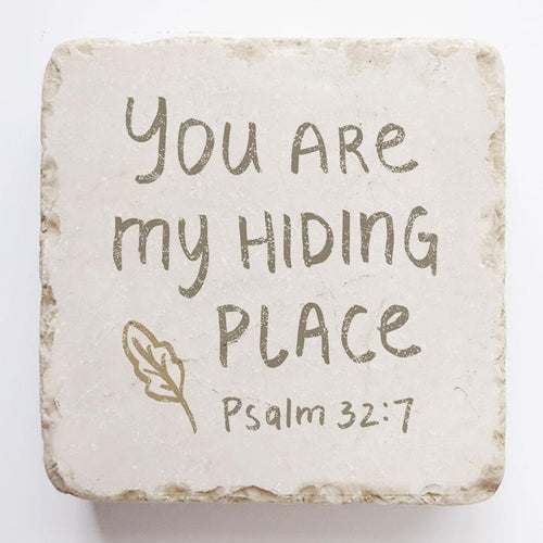 Psalm 32:7 Scripture Stone, Twelve Stone Art