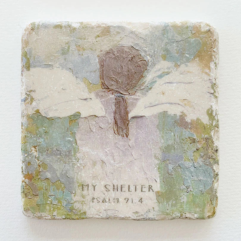 Twelve Stone Art Scripture Stone My Shelter Large Block