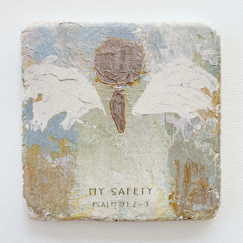 “My Safety” Scripture Stone, Twelve Stone Art