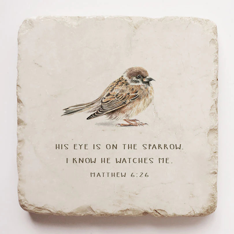 Matthew 6:26 Scripture Stone, Twelve Stone Art