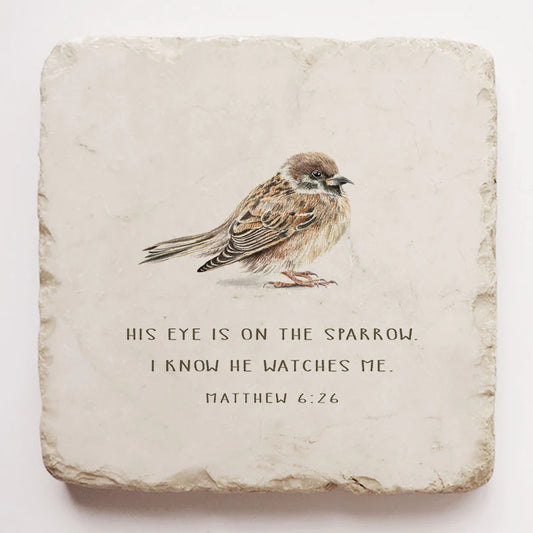 Matthew 6:26 Scripture Stone, Twelve Stone Art