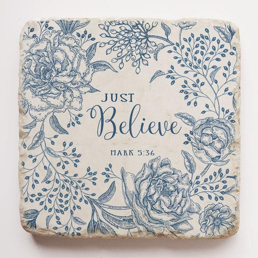 Twelve Stone Art Ornament Just Believe Ornament