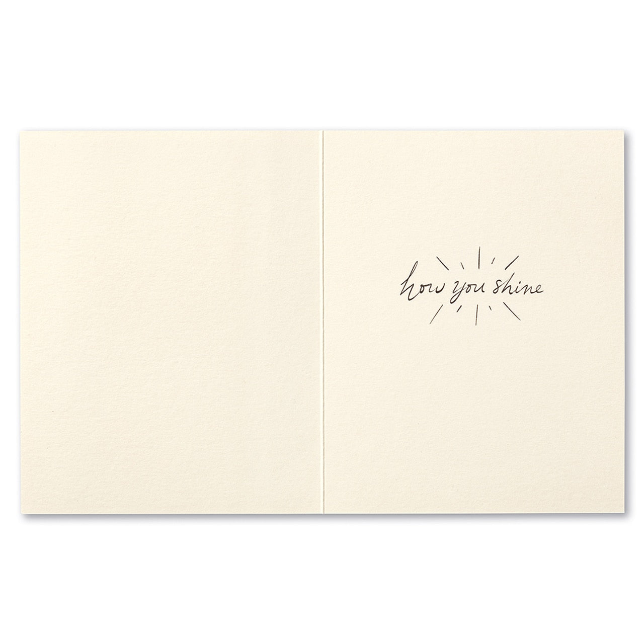 Oh My How You Shine encouragement card - Love Muchly