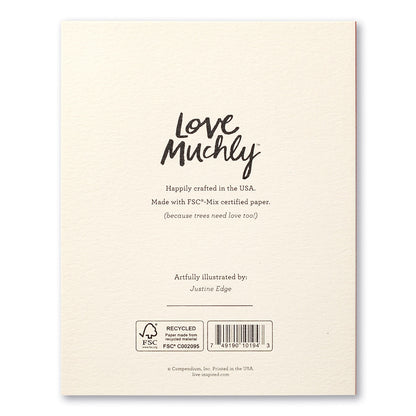 #1 Super Friend friendship card - Love Muchly