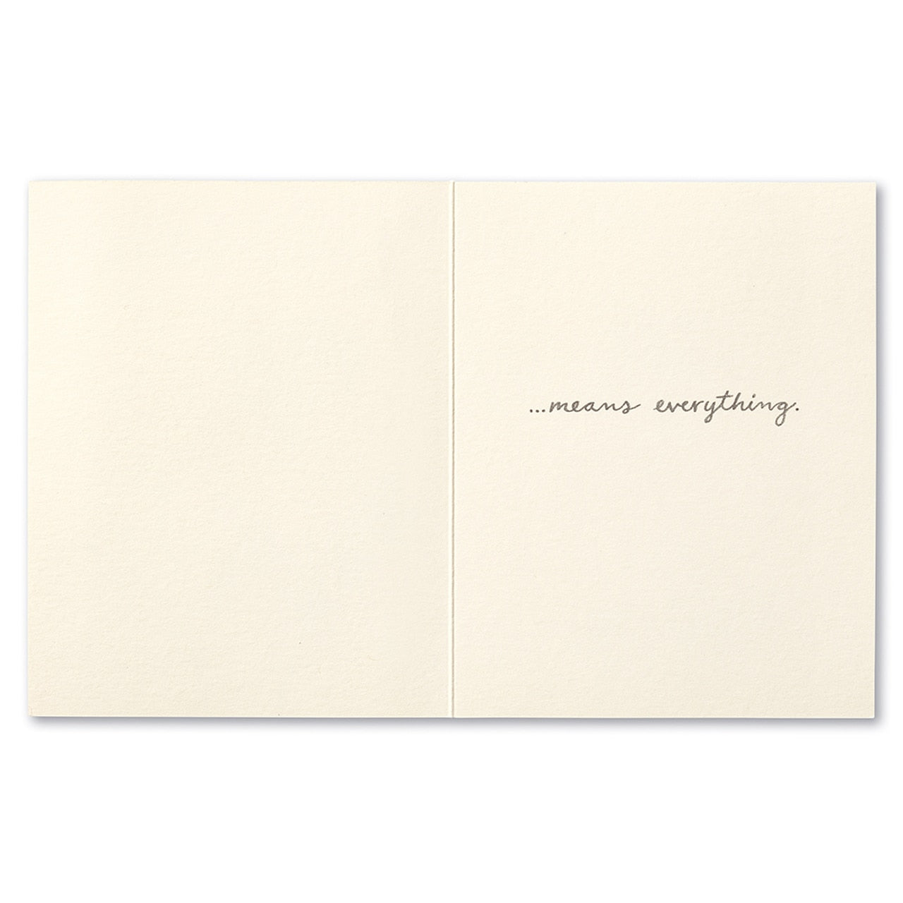 To have a friend like you...