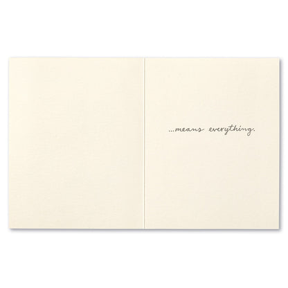 To have a friend like you...