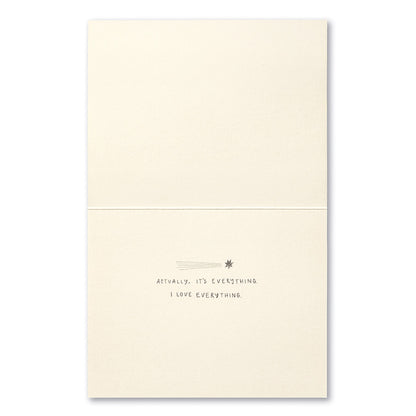 There's Just Something About You love card - Love Muchly