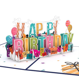 Lovepop Happy Birthday 3D Card