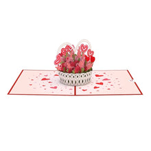 Load image into Gallery viewer, Lovepop Valentine&#39;s Day 3D Card