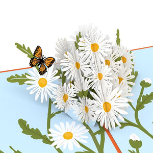 Lovepop Daisies with Monarch Butterfly 3D Card