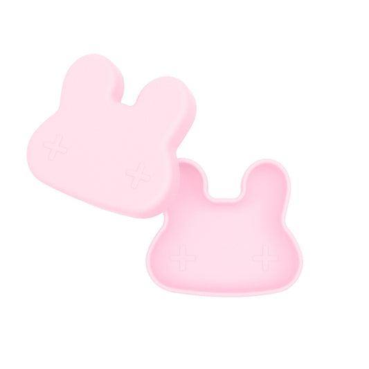 Baby Silicone Bunny Snackie Pink