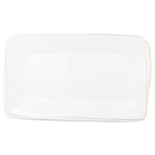 Load image into Gallery viewer, Melamine Lastra White Rectangular Platter