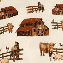 Load image into Gallery viewer, Milkbarn  Organic Cotton &quot;Homestead&quot; Swaddle