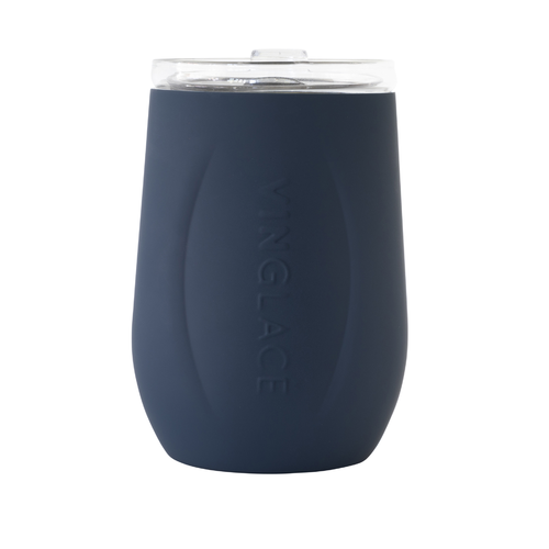 Vinglacé Stemless Wine Glass - Navy