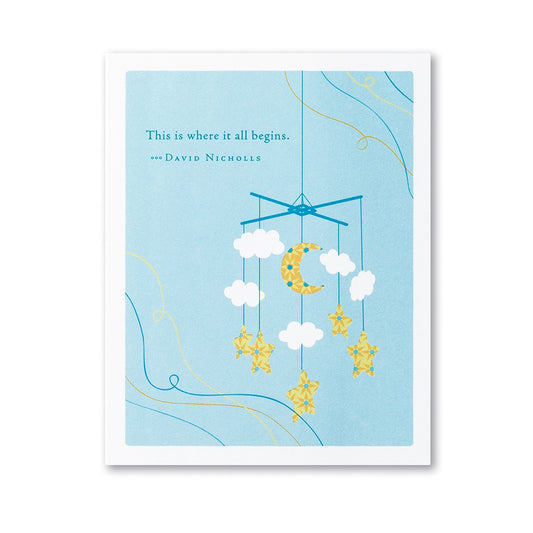 "THIS IS WHERE IT ALL BEGINS." —DAVID NICHOLLS
