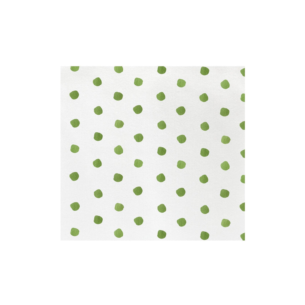 Vietri Papersoft Dot Green Dinner Napkins (Pack of 20)