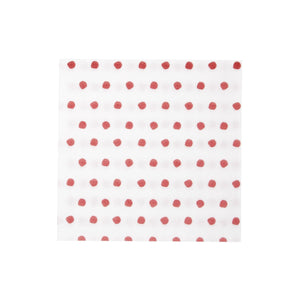 Vietri Papersoft Dot Red Dinner Napkins (Pack of 20)