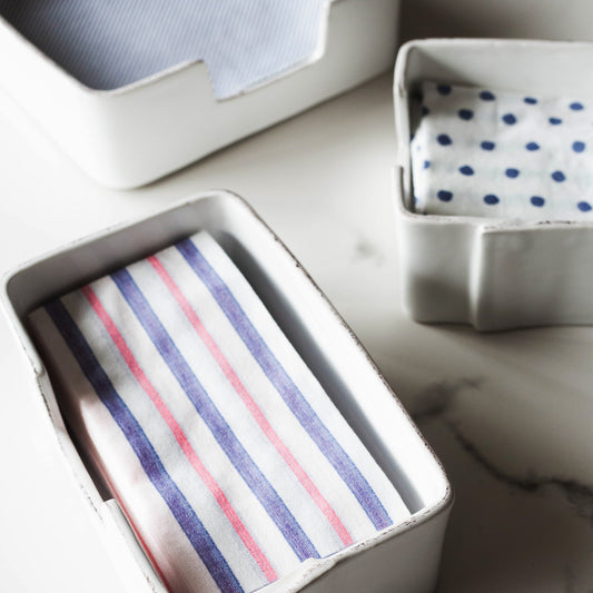 Vietri Papersoft Americana Stripe Guest Towels (Pack of 20)