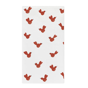 Vietri Papersoft Red Bird Guest Towel (Pack of 20)