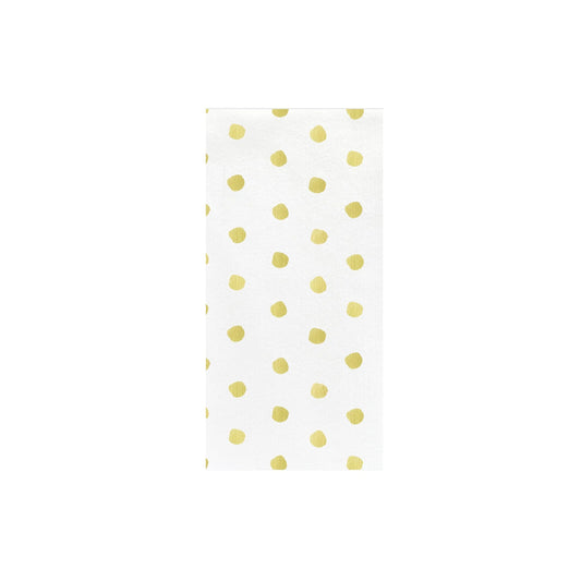 Vietri Papersoft Dot Yellow Guest Towels (Pack of 20)