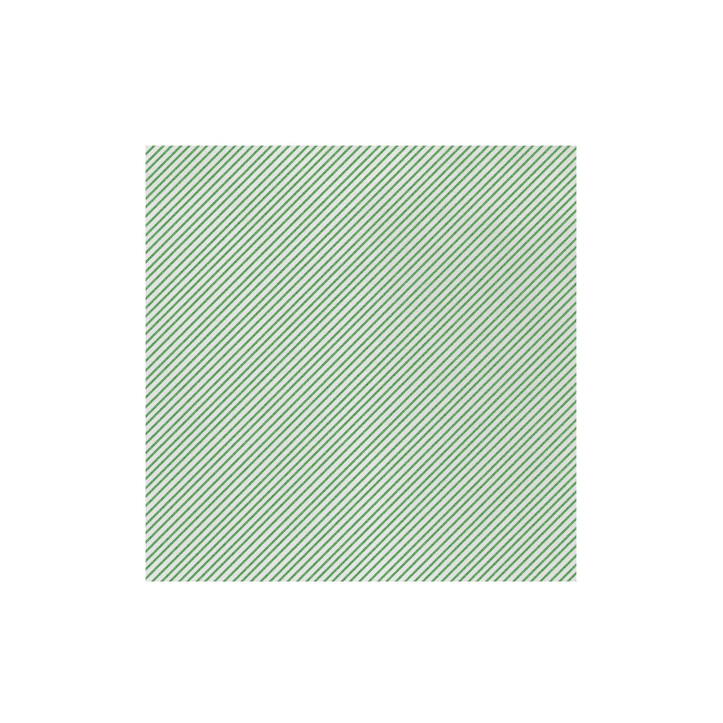 Vietri Papersoft Napkins Seersucker Stripe Dinner Napkins Green (Pack of 20)