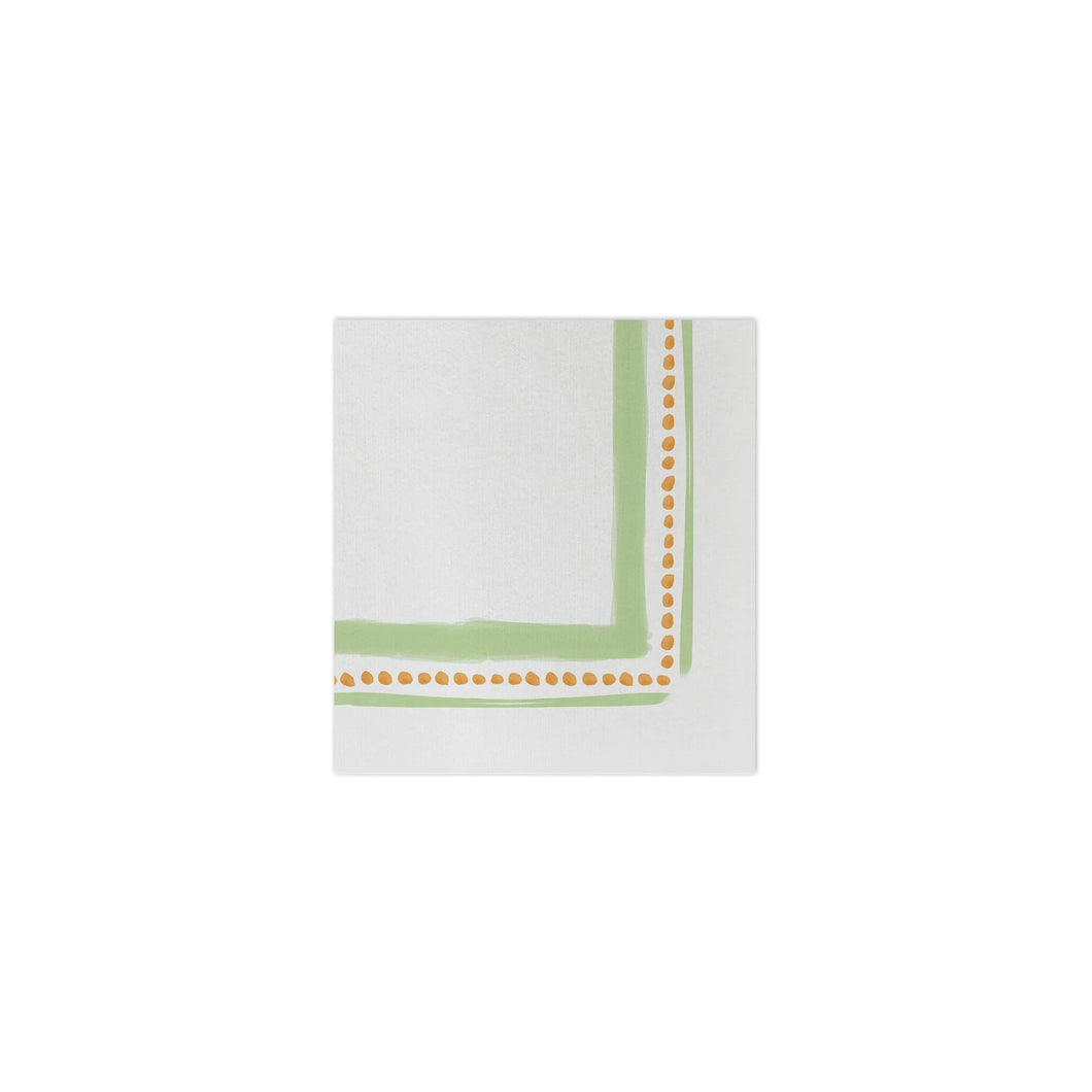 Vietri Papersoft Campagna Green Cocktail Napkins (Pack of 20)