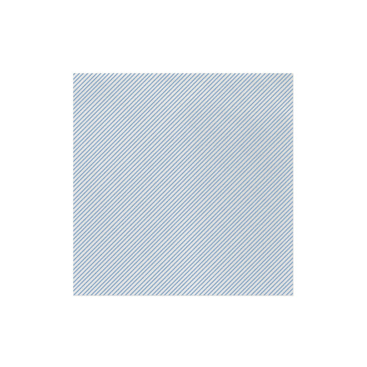 Vietri Papersoft Napkins Seersucker Stripe Light Blue Dinner Napkins (Pack of 20)