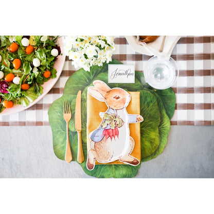 Die-Cut Cabbage Placemat