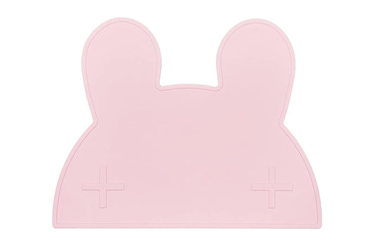 Baby Silicone Bunny Placemat Powder Pink