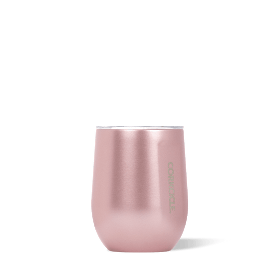 Corkcicle 12 oz Stemless - Rose Metallic