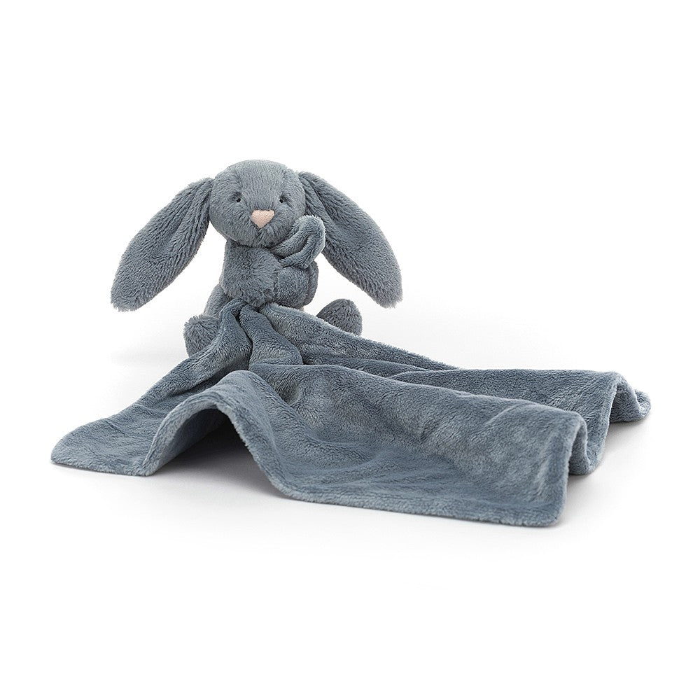 Bashful Dusky Blue Bunny Soother, Jellycat