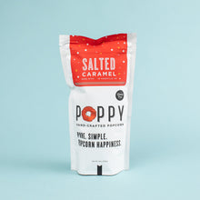 Load image into Gallery viewer, Salted Caramel Poppy Handcrafted Popcorn