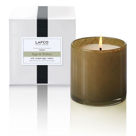 Sage and Walnut 15.5 oz. Signature Candle, LAFCO