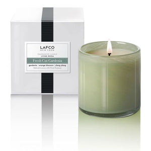 Fresh Cut Gardenia 15.5 oz. Living Room Signature Candle, LAFCO