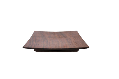 Andrew Pearce Square Wooden Plate in Black Walnut