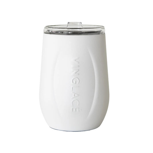 Vinglacé Stemless Wine Glass - White