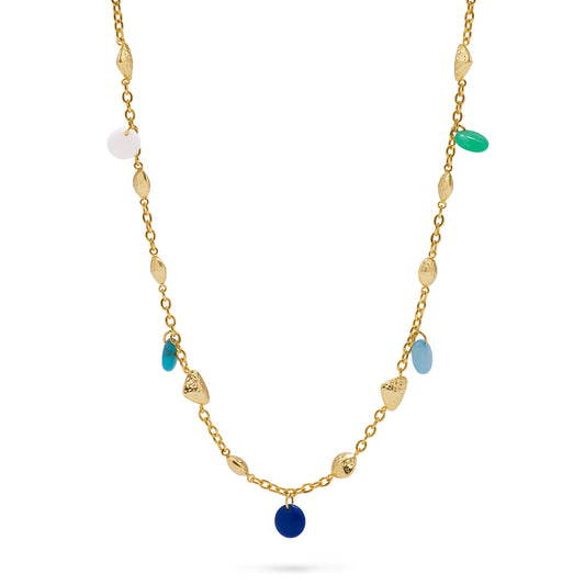 Capucine De Wulf Lily Drop 24" Rainbow Necklace