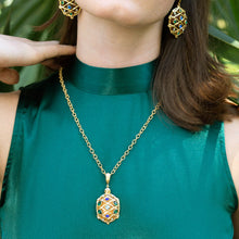 Load image into Gallery viewer, Capucine De Wulf Enchanted Creatures Jewel Turtle Pendant Necklace