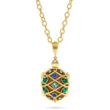 Load image into Gallery viewer, Capucine De Wulf Enchanted Creatures Jewel Turtle Pendant Necklace