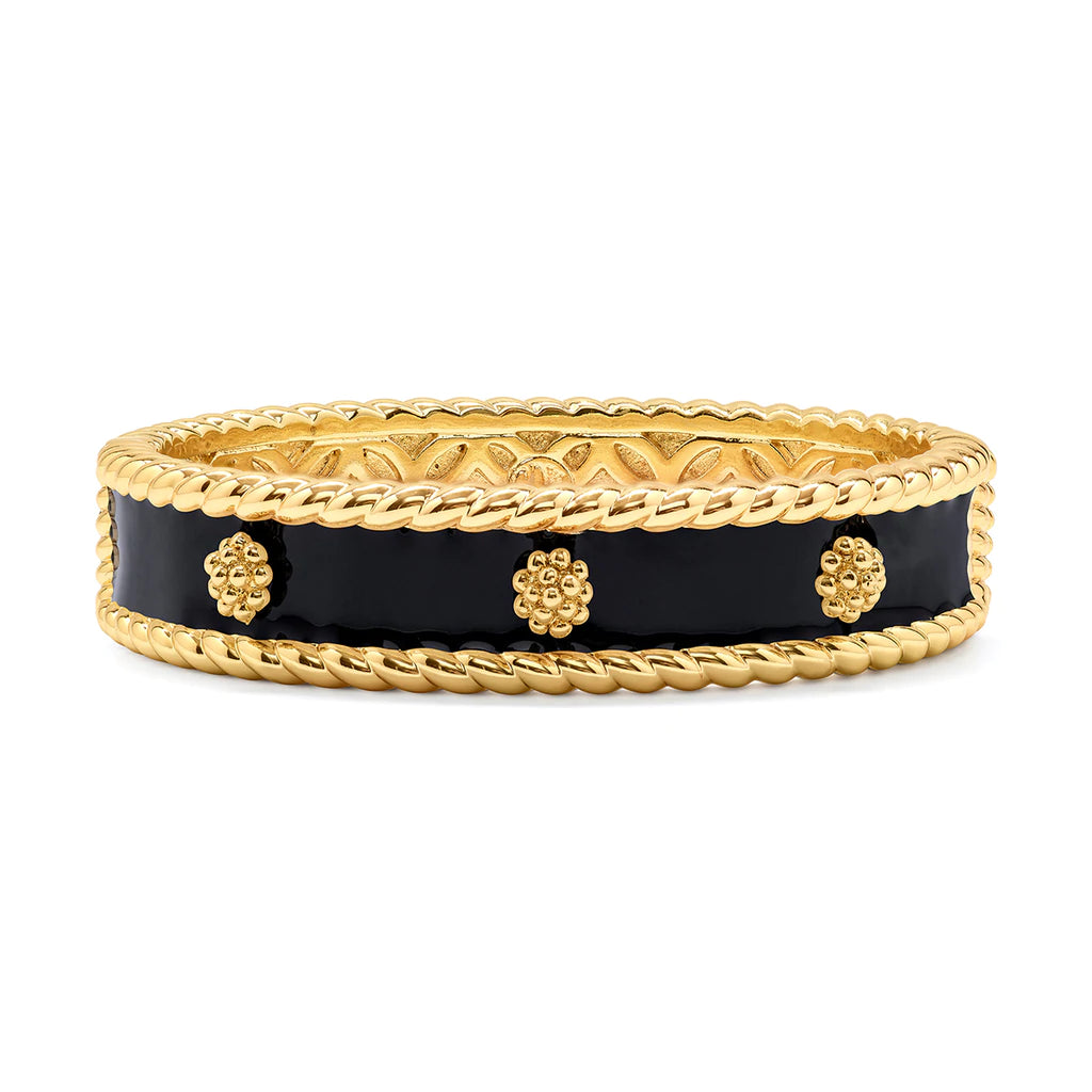 Capucine De Wulf Berry Small Hinged Cuff in Black