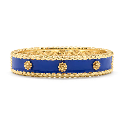 Capucine De Wulf Berry Small Hinged Cuff in Cobalt
