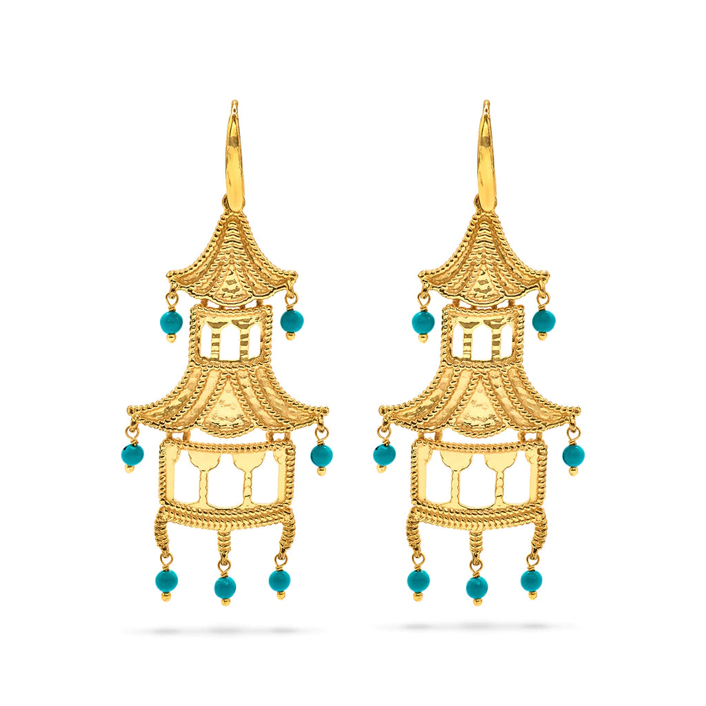 Capucine De Wulf Grand Pagoda Earrings