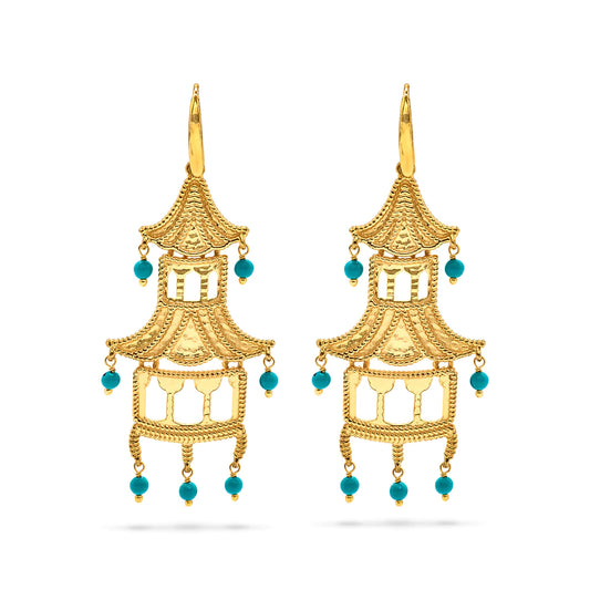Capucine De Wulf Grand Pagoda Earrings
