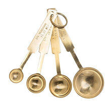 Load image into Gallery viewer, Stainless Steel Measuring Spoons in Gold, Set of 4