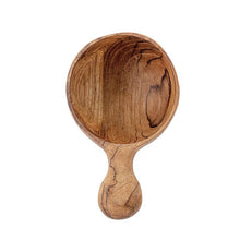 Load image into Gallery viewer, Hand-Carved Teak Wood Scoop