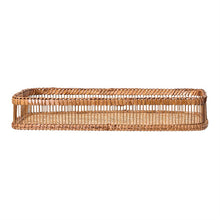 Load image into Gallery viewer, Decorative Bamboo Tray with Handles