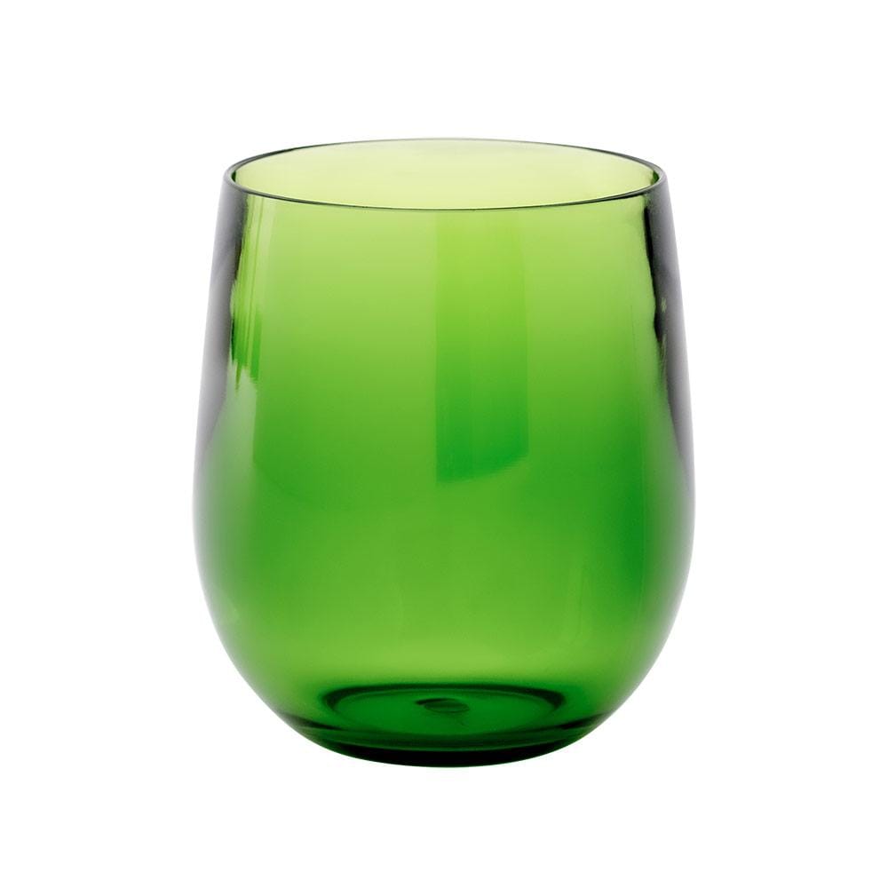 Caspari Acrylic 12 oz Tumbler - Emerald