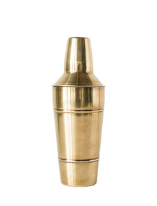 3-1/2" Round x 10"H Stainless Steel Cocktail Shaker