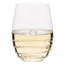 Load image into Gallery viewer, Juliska Stemless White Wine Amalia Clear 4.5&quot;H